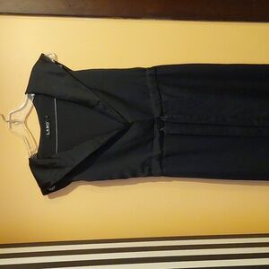 Hooded black jump suit